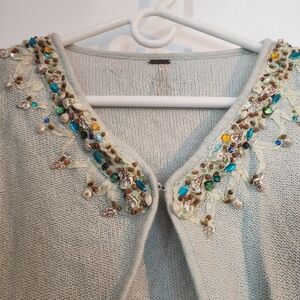 Free People Anthropologie Crop Sweater Shrug